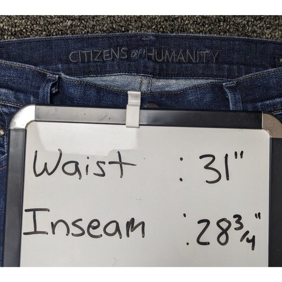 Citizens of Humanity Rocket High Rise Women's Skinny Jeans Size 31 Dark Blue - Picture 6 of 6